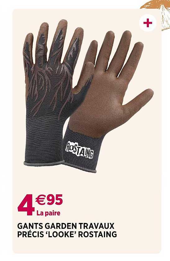 gants garden travaux précis "looke" rostaing