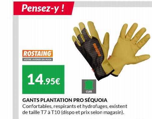gants plantation pro séquoia rostaing