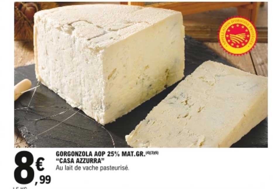 gorgonzola aop 25% mat. gr. "casa azzurra"