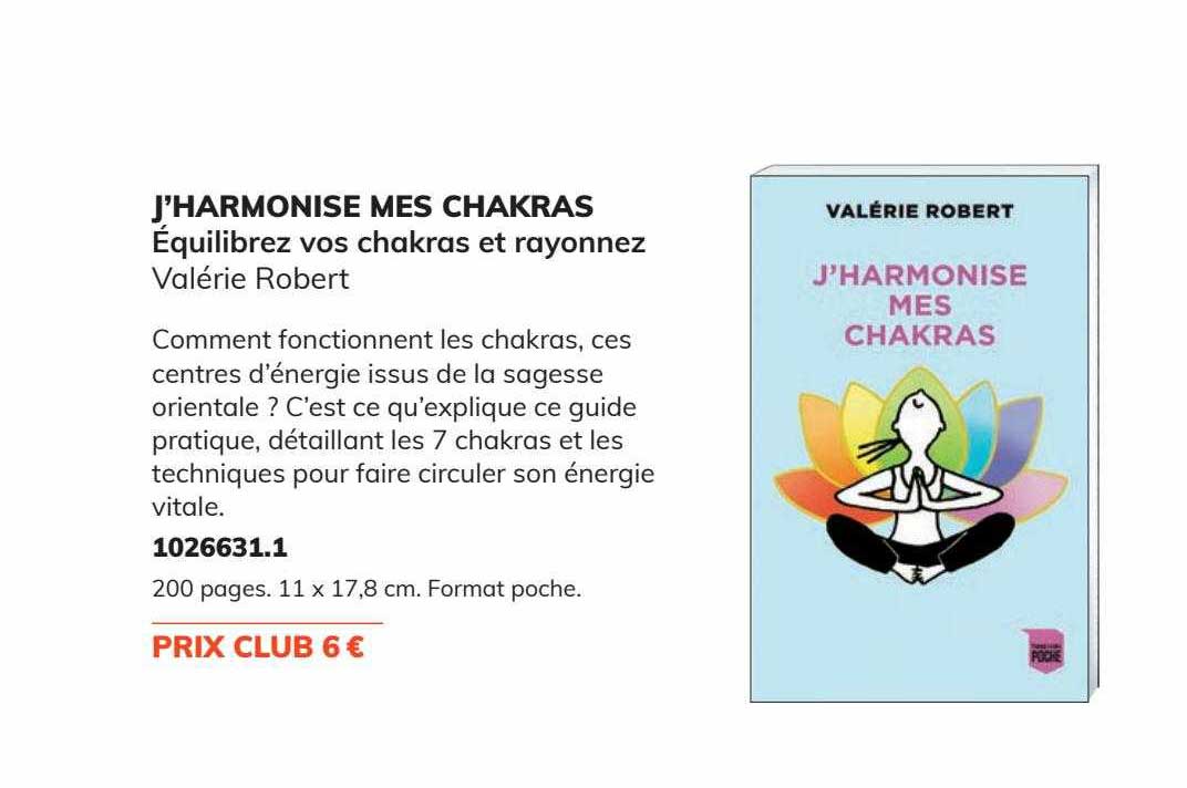 j'harmonise mes chakras - valérie robert