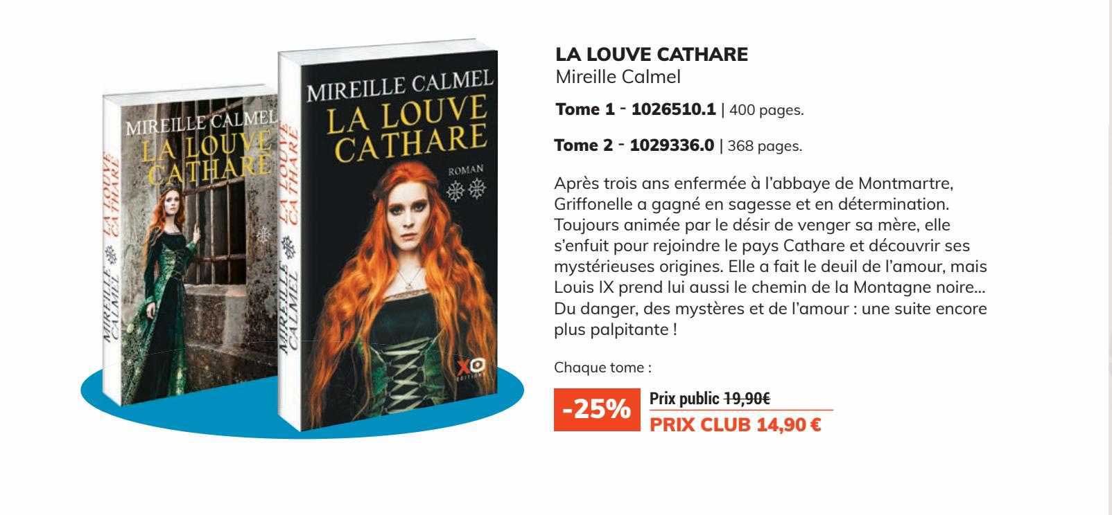 la louve cathare - mireille calmel