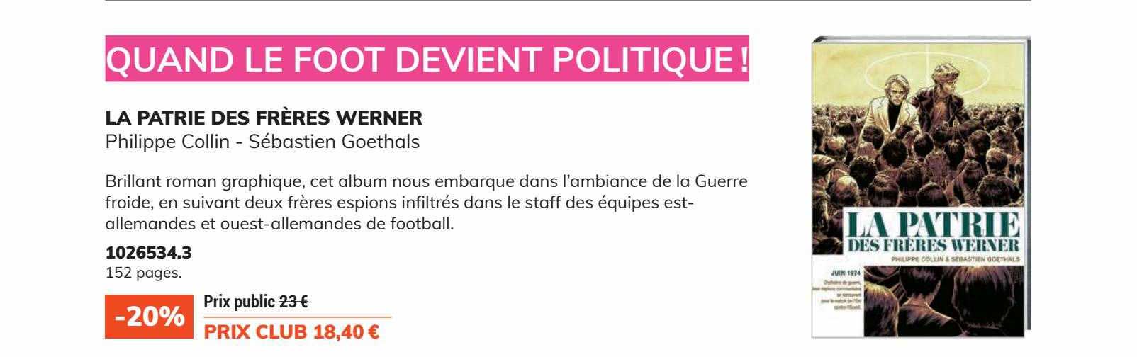 la patrie des frères werner - philippe collin - sébastien goethals