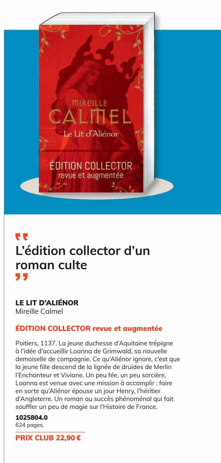 le lit d'aliénor - mireille calmel