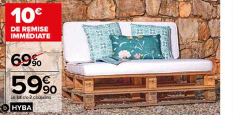 Le Lot De 2 Coussins Hyba