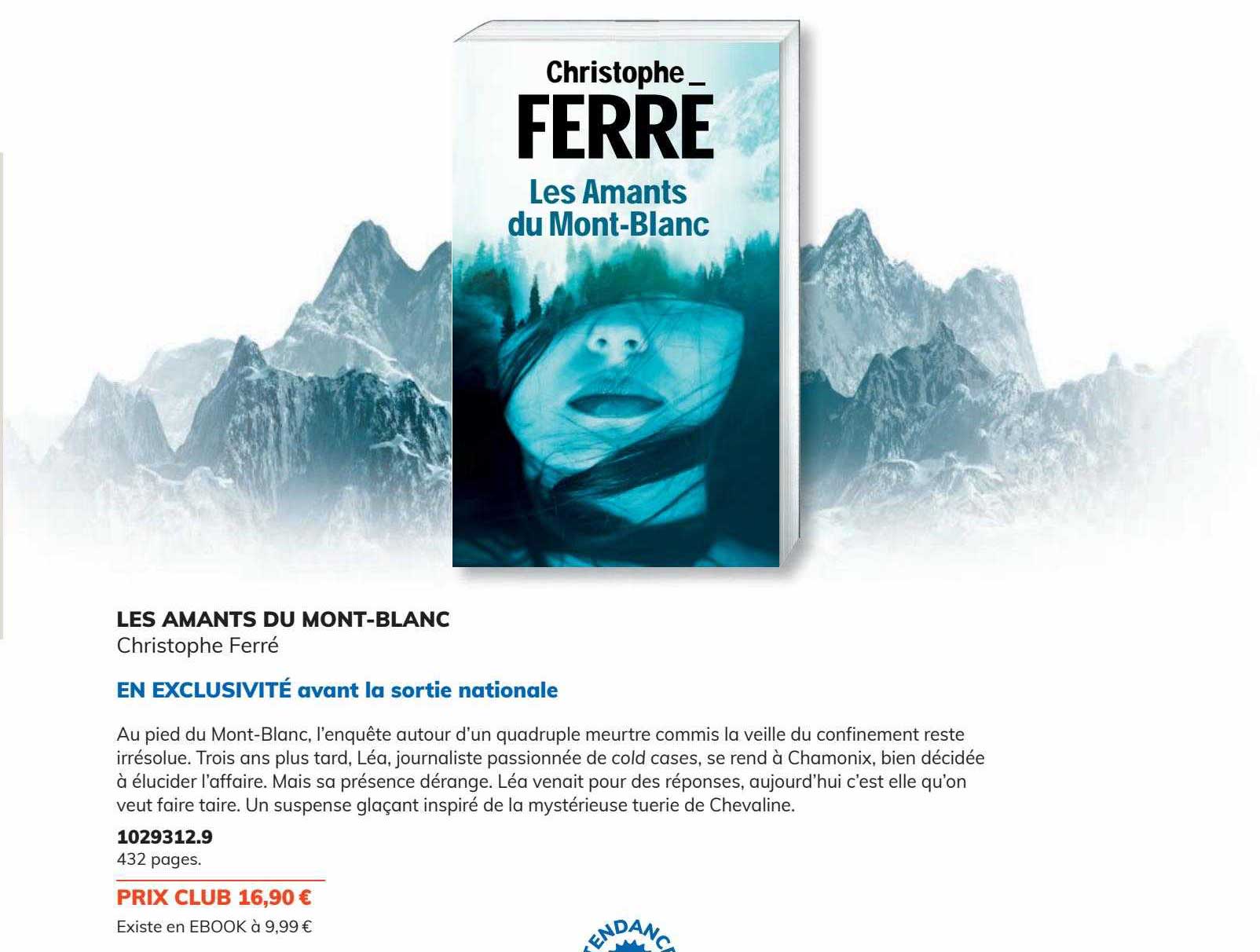 les amants du mont-blanc - christophe ferré