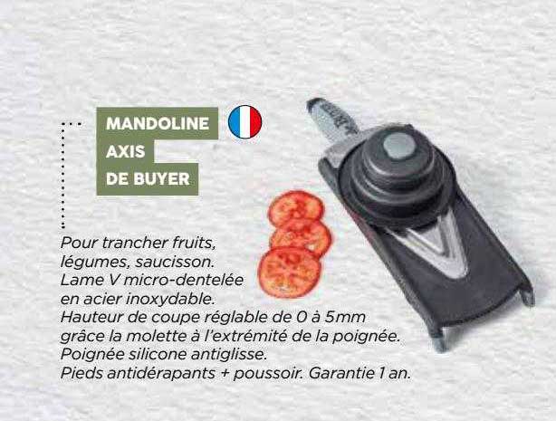 mandoline axis de buyer