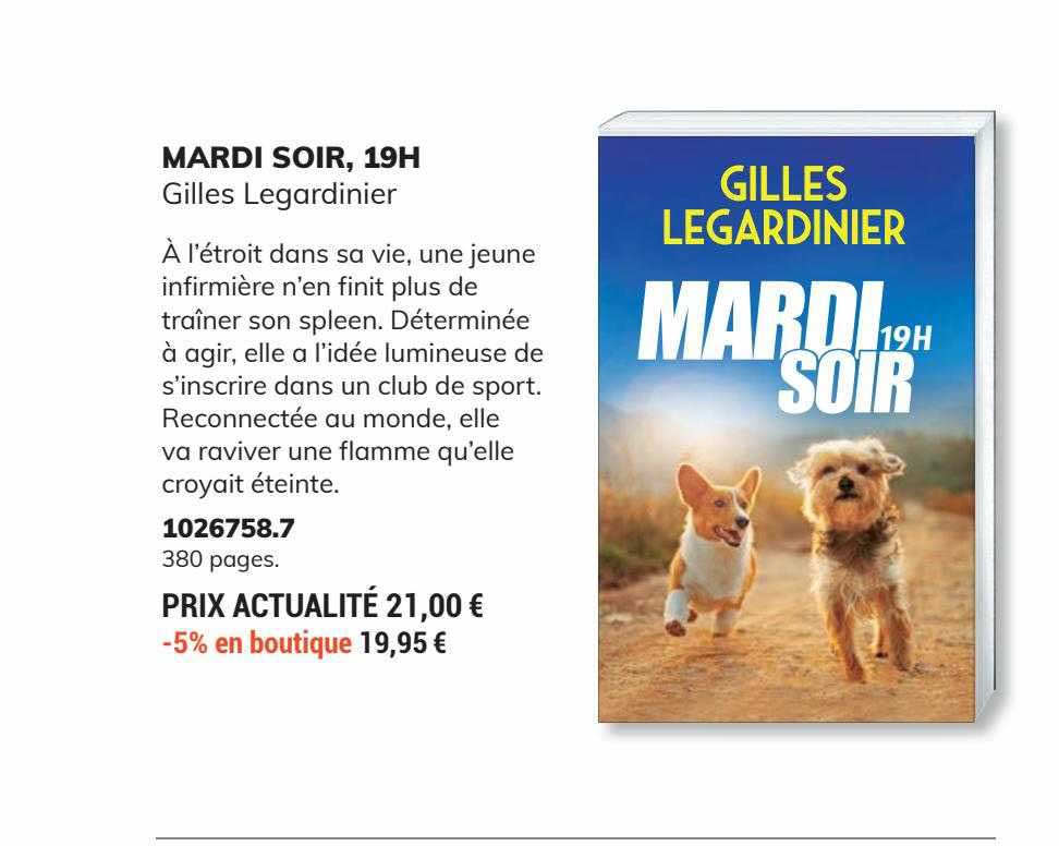 mardi soir, 19h - gilles legardinier