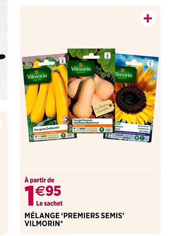 mélange "premiers semis" vilmorin