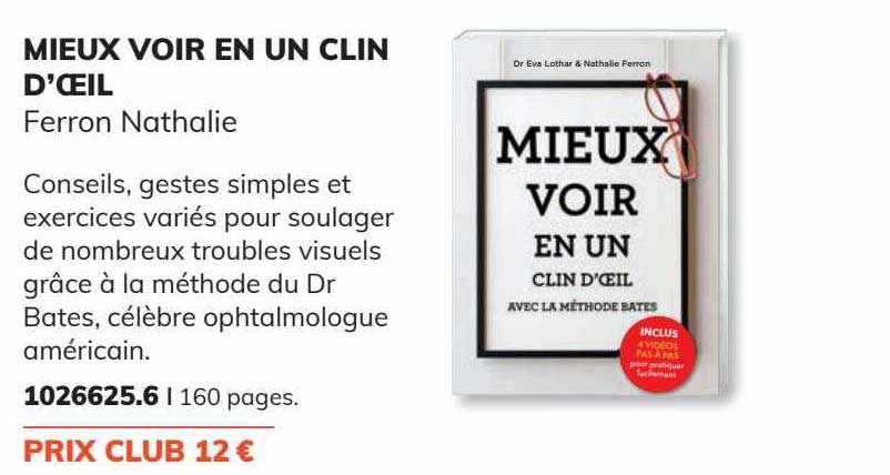 mieux voir en un clin d’œil ferron nathalie
