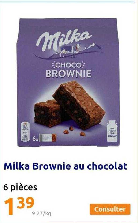Milka Brownie Ou Chocolat