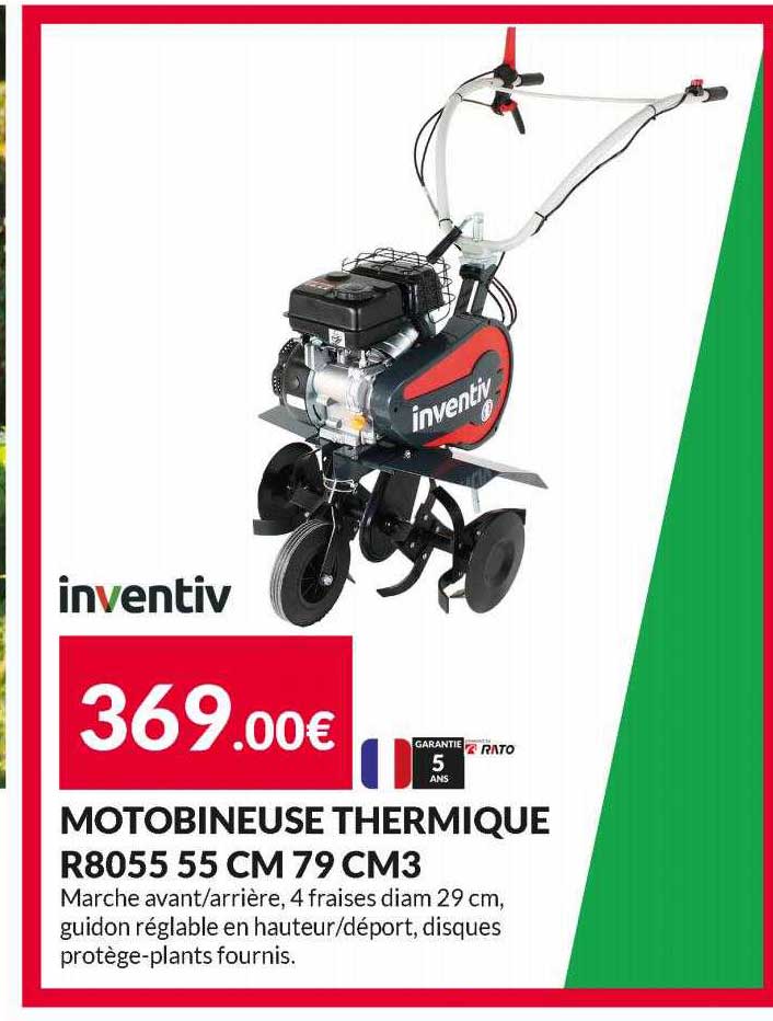 Motobineuse Thermique R8055 55 Cm 79 Cm3 Inventiv