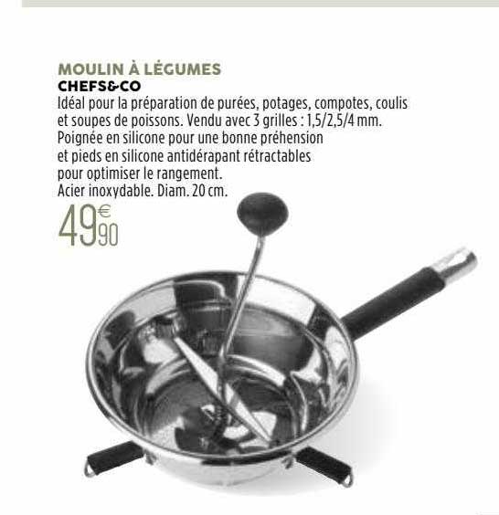moulin à légumes chefs&co
