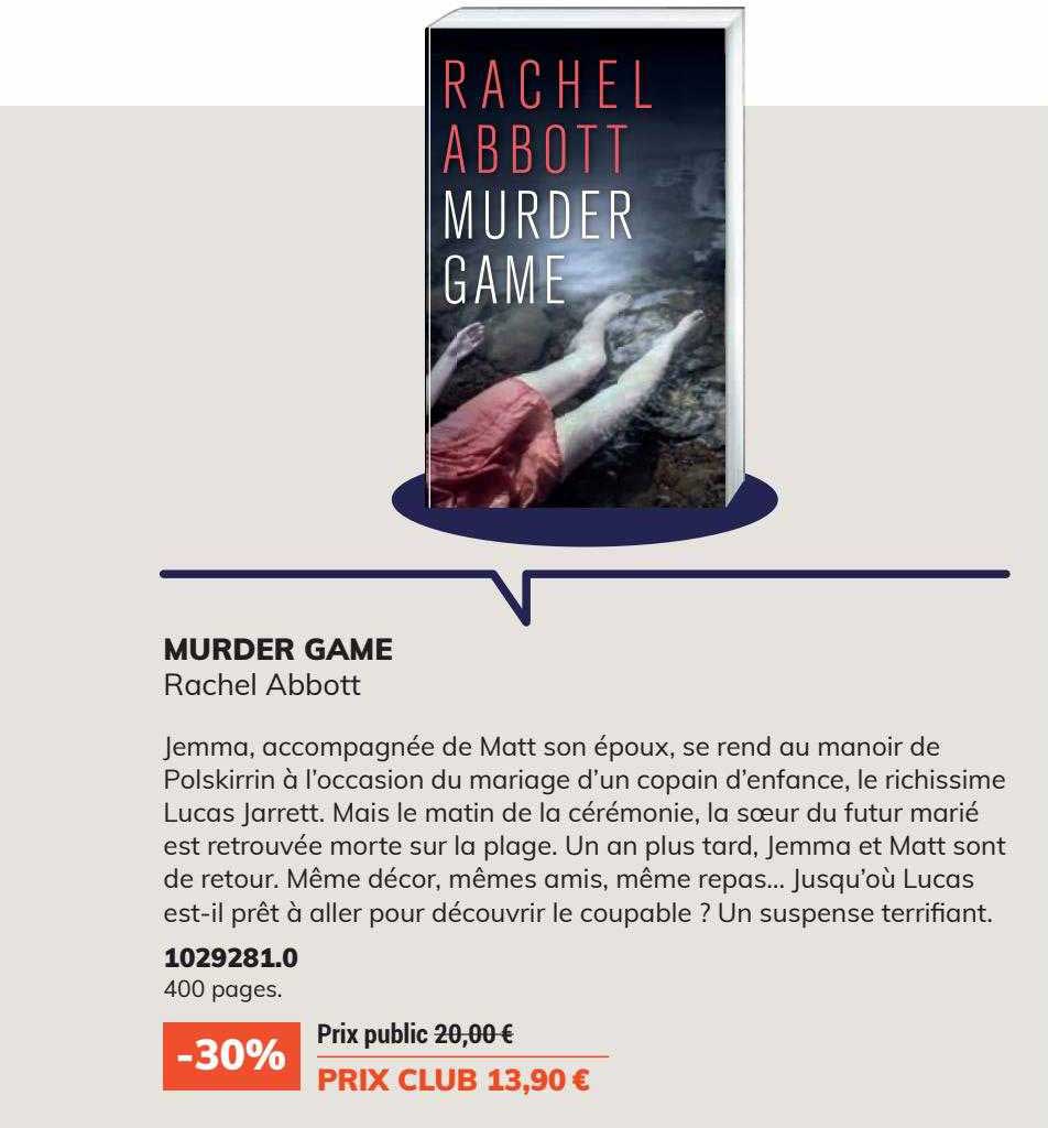 Murder Game - Rachel Abbott