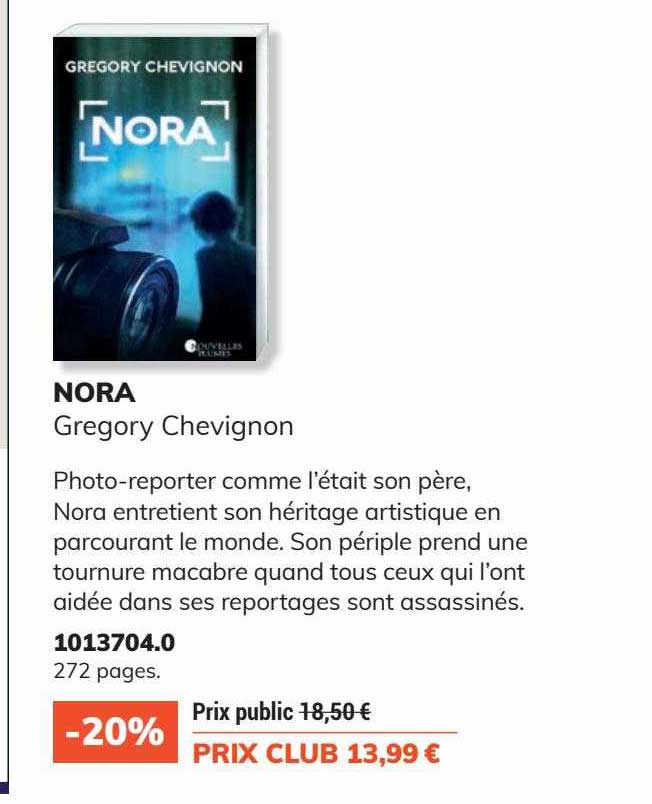 nora - gregory chevignon