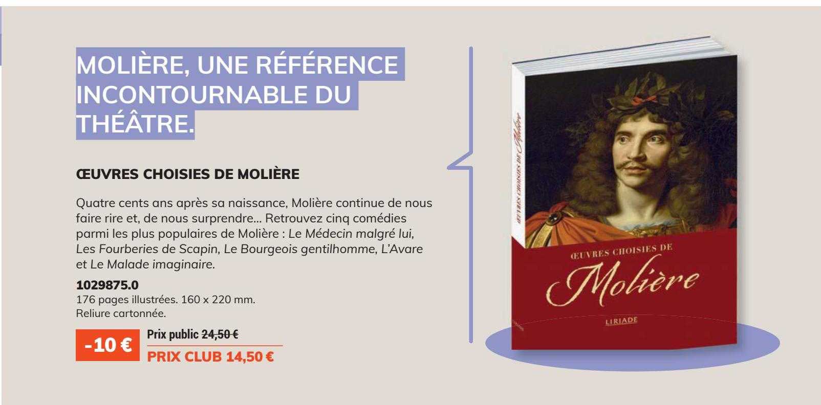 Oeuvres Choisies De Molière