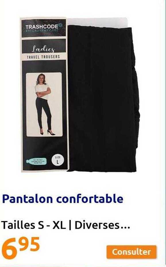 pantalon confortable