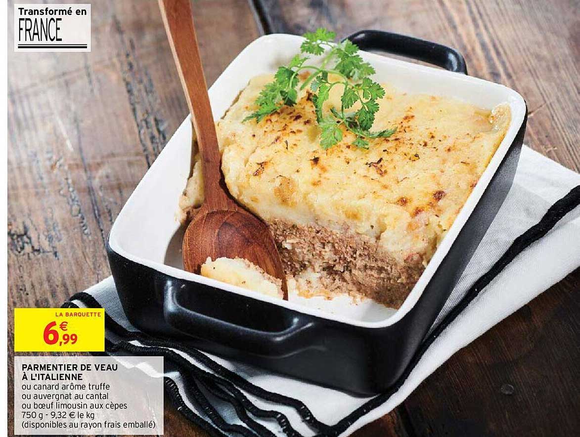 parmentier de veau à l'italienne