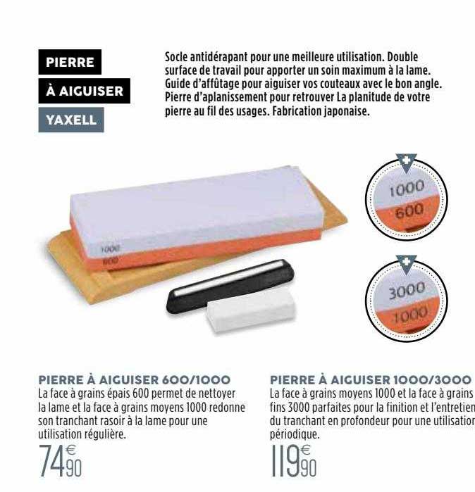 pierre à aiguiser yaxell