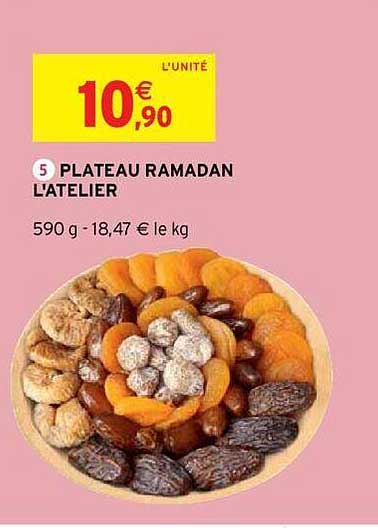 plateau ramadan l'atelier