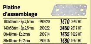 platine d'assemblage