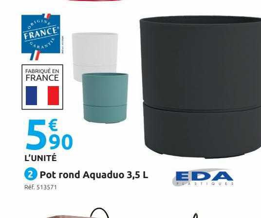 Pot Rond Aquaduo 3,5 L Eda