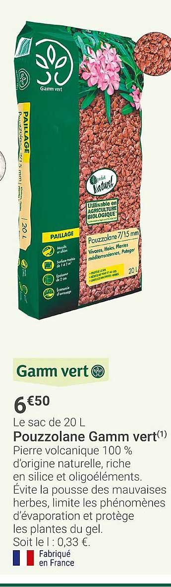 pouzzolane gamm vert