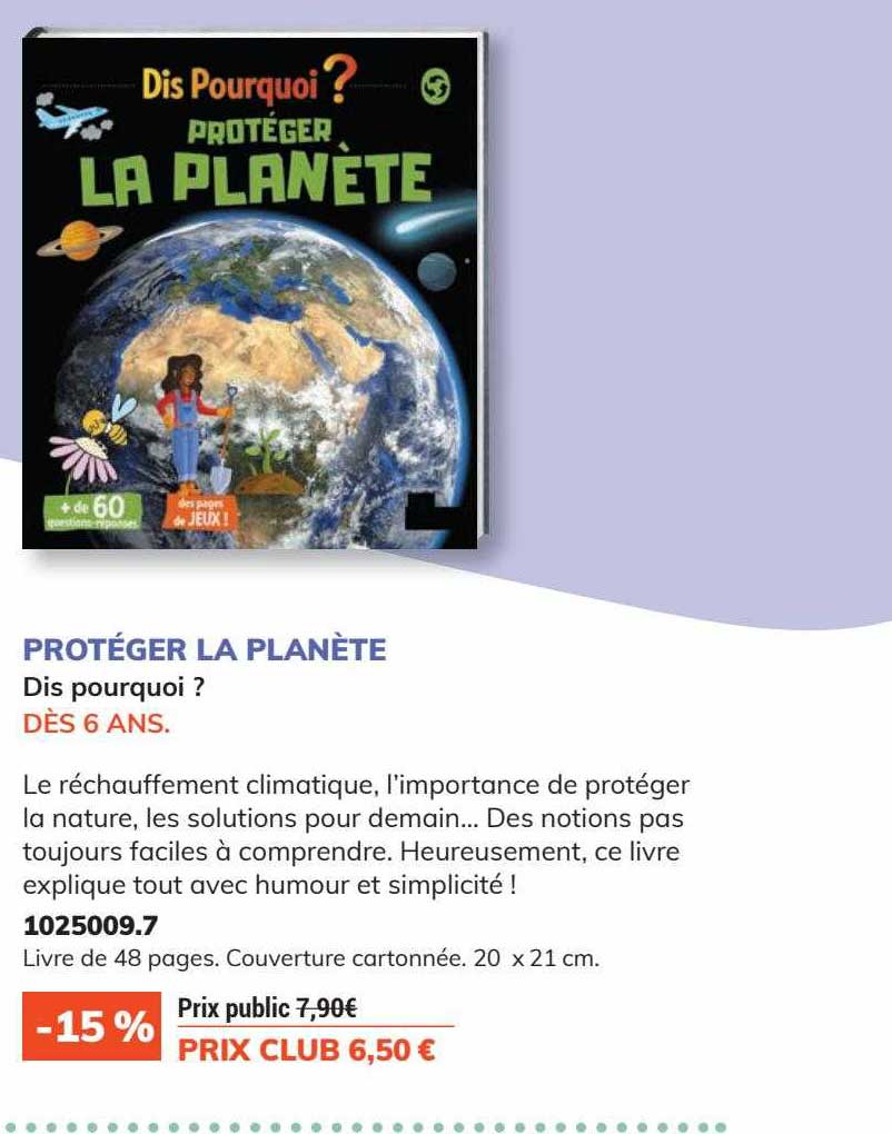 protéger la planète dis pourqoui ?