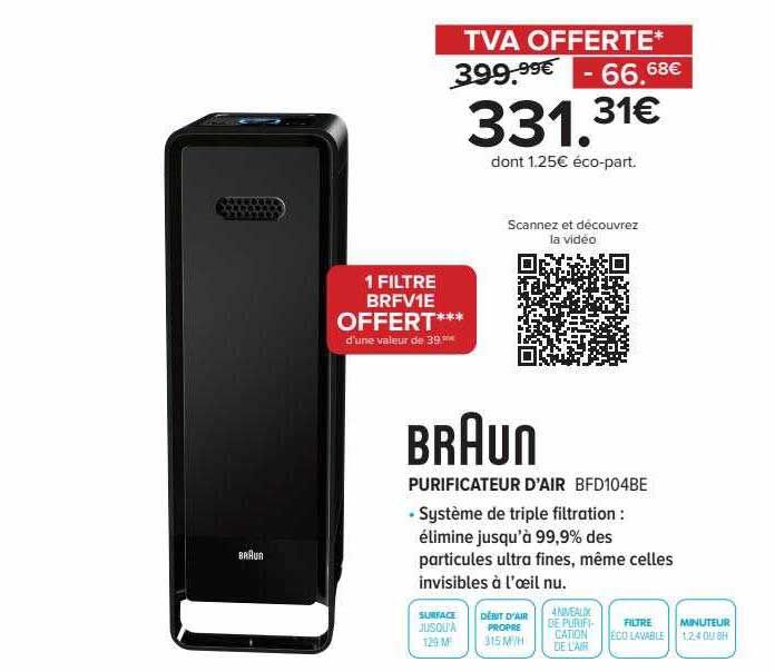 purificateur d'air braun