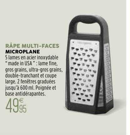 râpe multi-faces microplane
