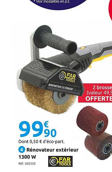 rénovateur extérieur 1300 w far tools