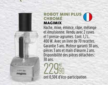 Robot Mini Plus Chromé Magimix