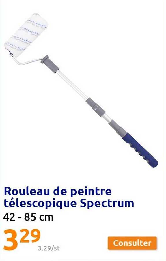 rouleau de peintre télescopique spectrum