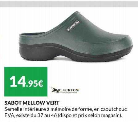 sabot mellow vert blackfox