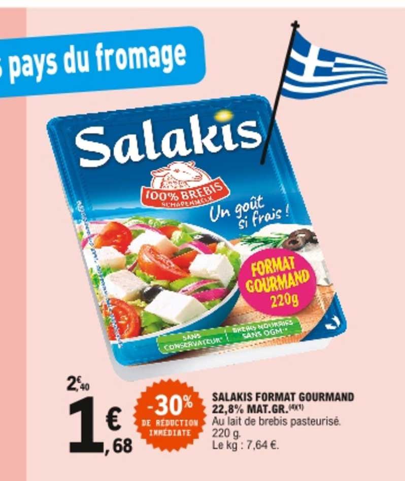 salakis format gourmand 22,8% mat. gr.