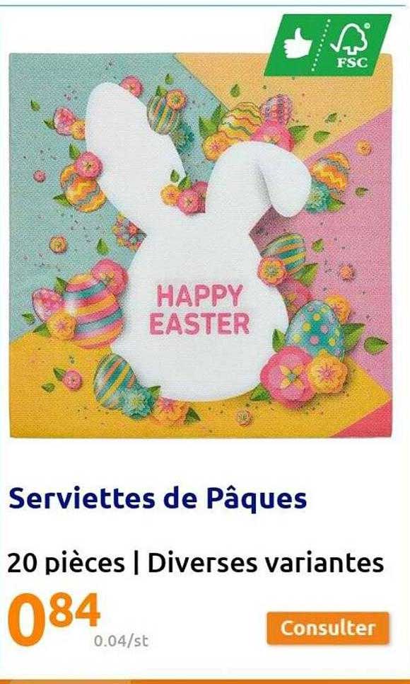 Serviettes De Pâques