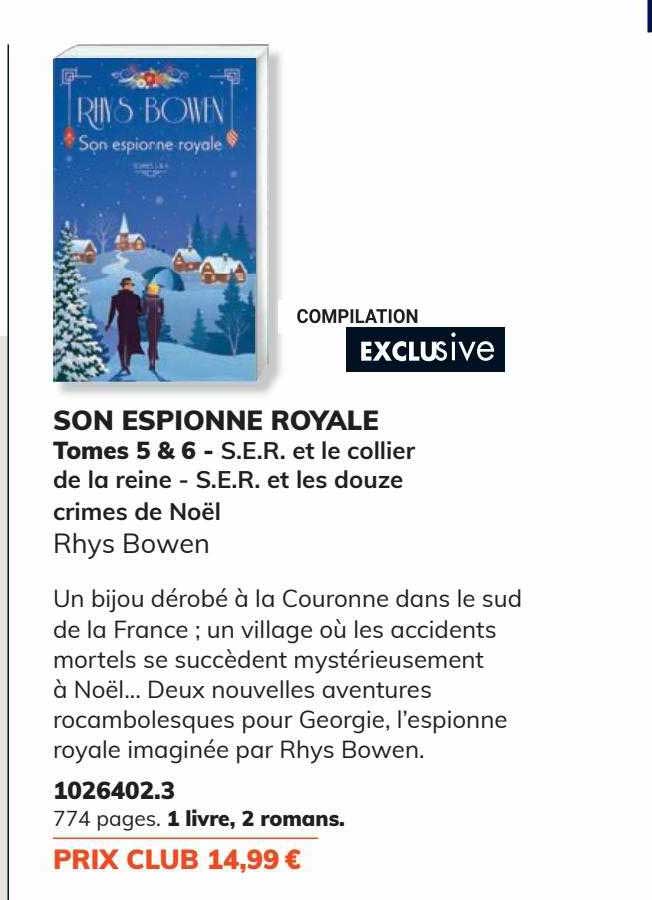 son espionne royale - rhys bowen