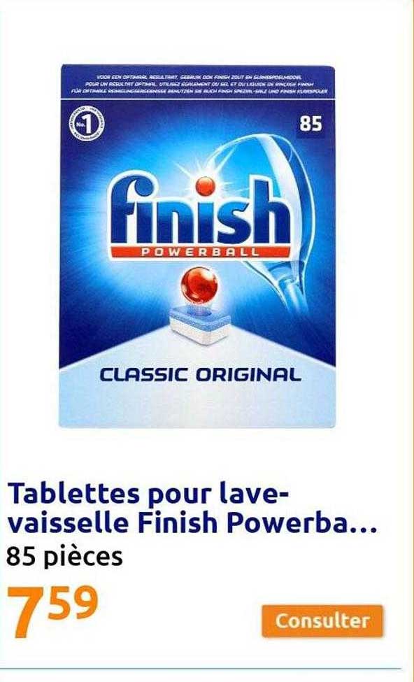 tablettes pour lave-vaisselle finish powerba…