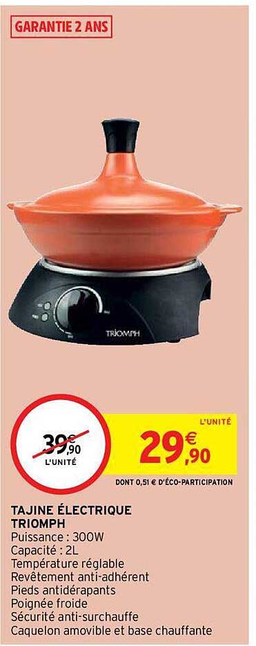 Tajine électrique Triomph