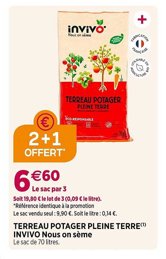 terreau potager plein terre invivo nous on sème