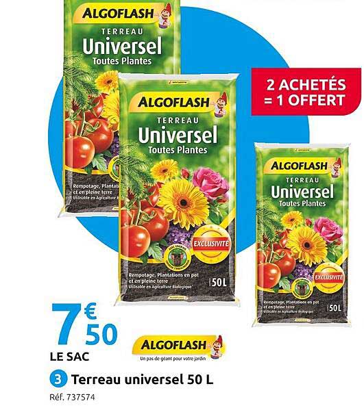 Terreau Universel 50 L Algoflash