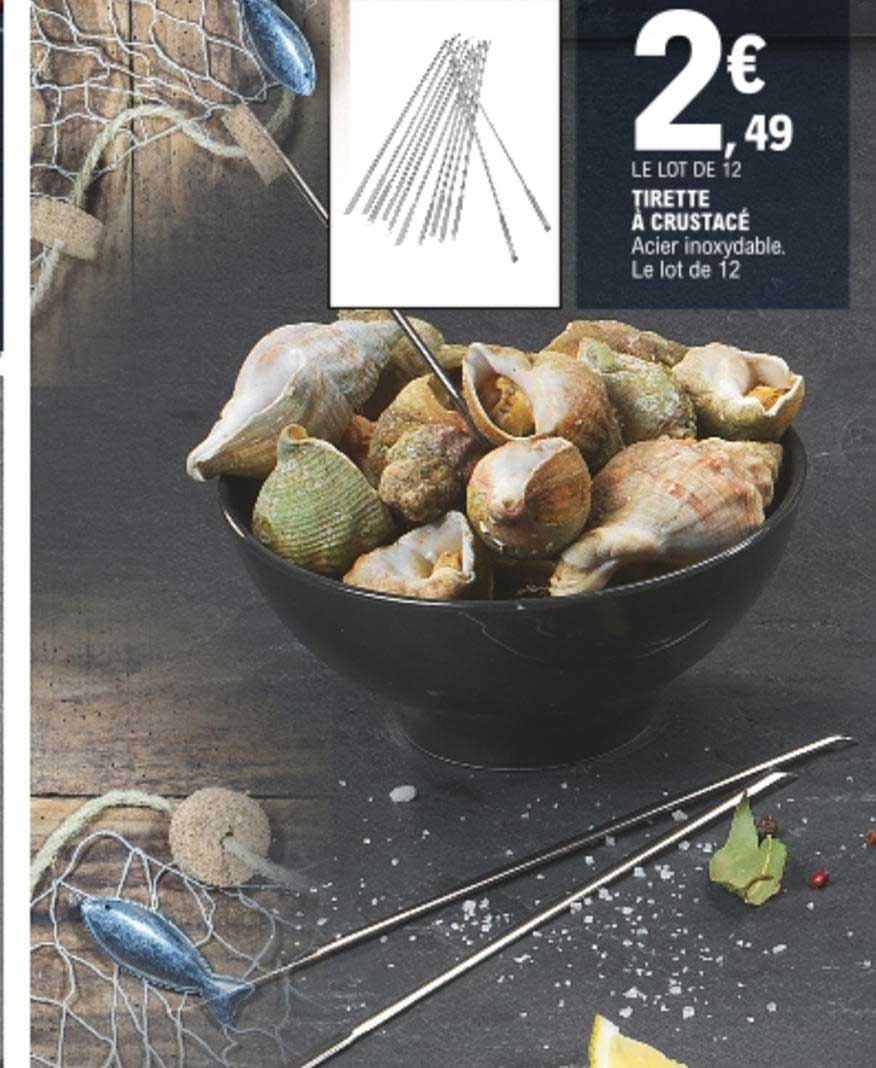 tirette à crustacé