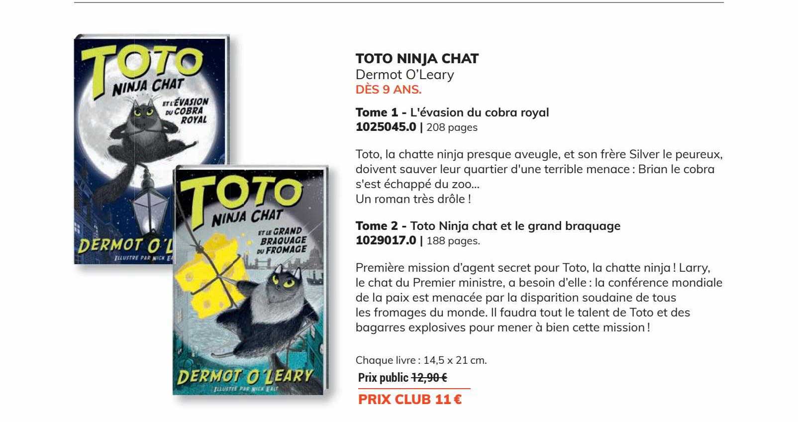 Toto Ninja Chat Dermot O'leary