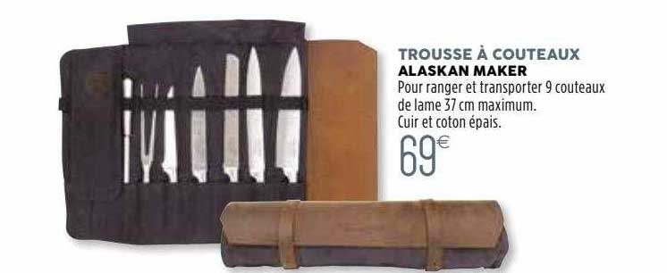 trousse à couteaux alaskan maker