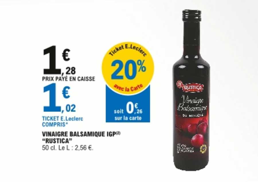 Vinaigre Balsamique Igp "rustica"