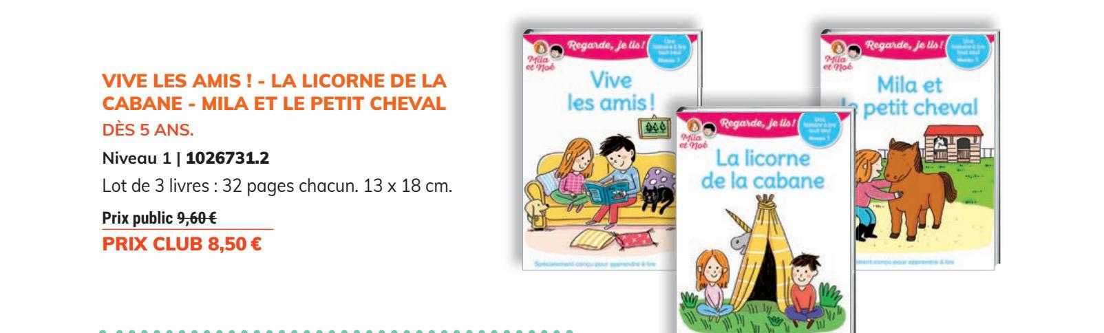 vive les amis ! - la licorne de la cabane - mila et le petit cheval