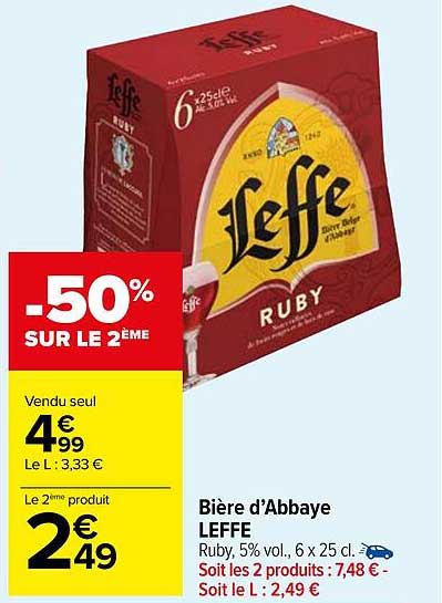 Bière D'abbaye Leffe