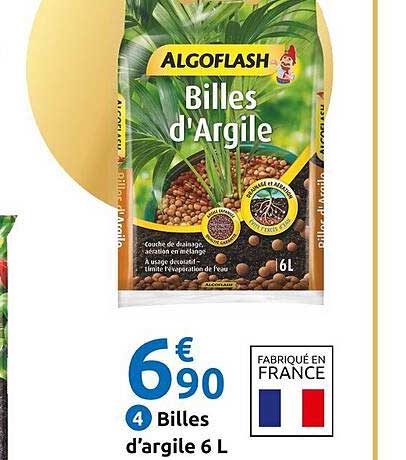 billes d'argile 6l algoflash