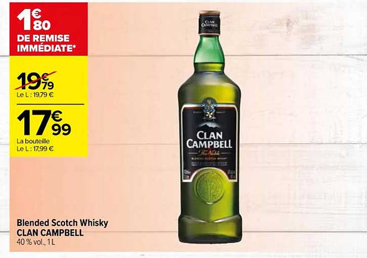 blended scotch whisky clan campbell
