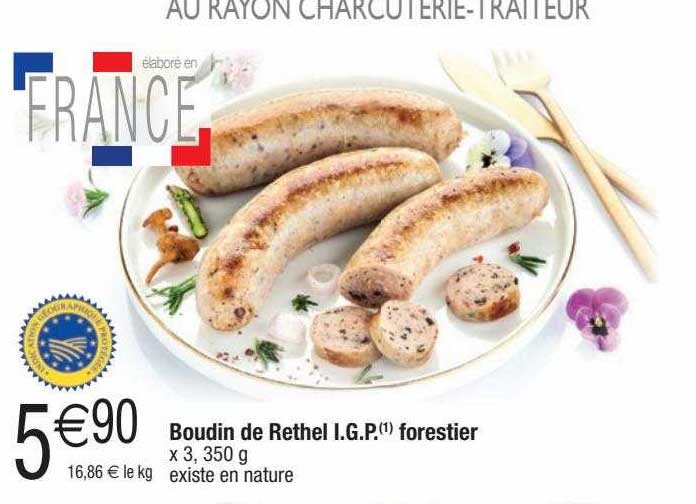 boudin de rethel i.g.p. forestier