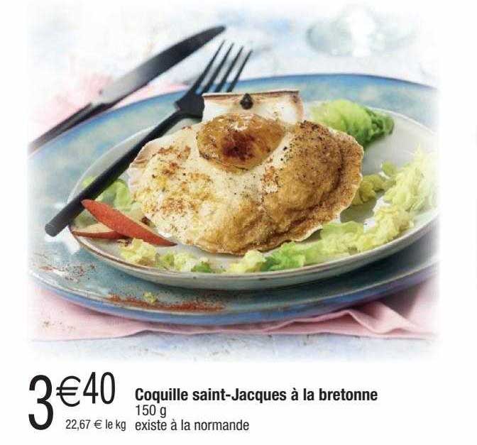coquille saint-jacques à la bretonne